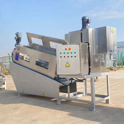 Stainless Steel Sludge Dewatering Machine Screw Press Wastewater Treatment Plant Sludge Dehydrator Efficient