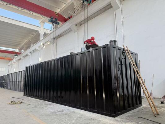 System oczyszczalni ścieków komunalnych z membranowym bioreaktorem (MBR)