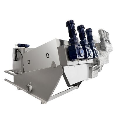 Maszyna do odwodniania błota ze stali nierdzewnej Prasownik śrubowy Instalacja oczyszczania ścieków Oczyszczanie ścieków PLC 1000L